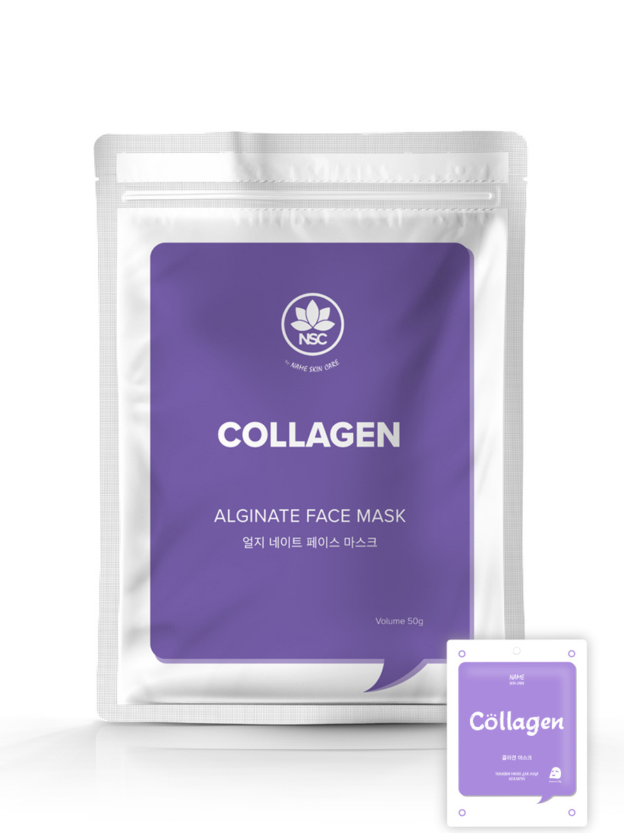 NAME SKIN CARE Альгинатная маска с Коллагеном + тканевая маска с Коллагеном в Подарок  #1