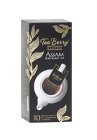 Чай в фильтр-пакете черный листовой Tea Berry &#34;Ассам&#34; (10шт./4гр.) 40гр Для заваривания в чайнике. Спонсорские товары