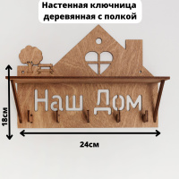 Как сделать настенную вешалку ключницу своими руками?