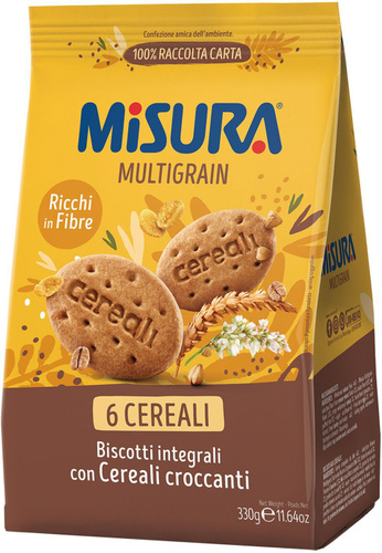 Печенье со злаками фото Отзывы на Печенье Misura Multigrain, со злаками, 330 г от покупателей OZON