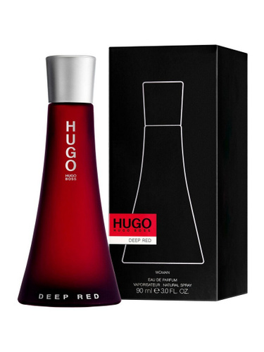 hugo boss dark red