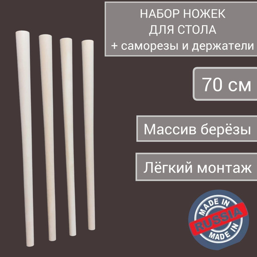1150 отзывов на Ножки деревянные для мебели, опоры для стола 70см ...
