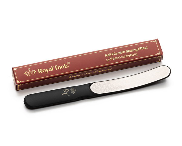 Royal Tools ПИЛКА для ногтей с эффектом ЗАПАИВАНИЯ (чёрная) для ЖЕСТКИХ ...