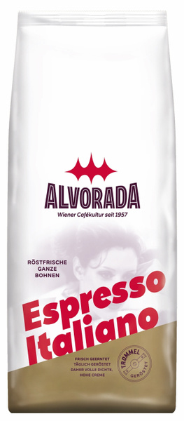 Кофе натуральный жаренный в зернах Alvorada Cafe Italiano (30% арабика ...