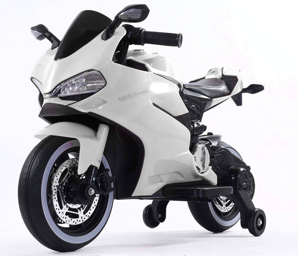 Детский электромотоцикл Ducati белый 12V - FT-1628-WHITE - купить с ...