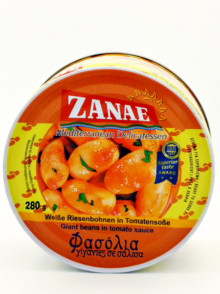 Фасоль гигантская Zanae печёная в томатном соусе 280г - купить с ...