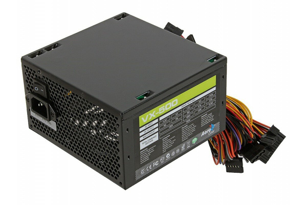 Vx 500 блок питания схема Aerocool Блок питания компьютера VX-500 PLUS, (VX-500 PLUS) - купить с доставкой