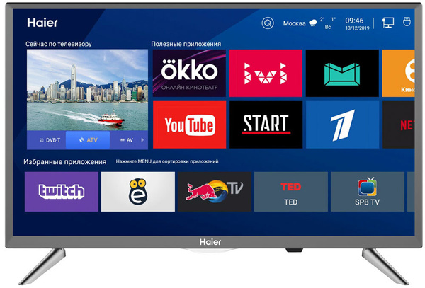 Купить телевизор Haier LE 24 K 6500 SA 24" - купить с доставкой по ...