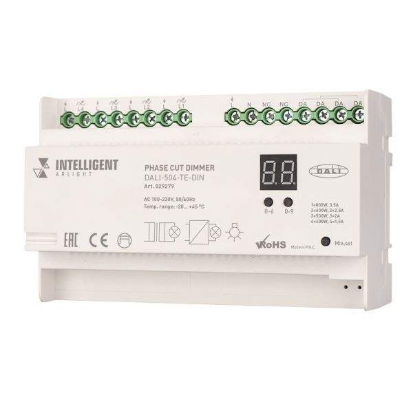 INTELLIGENT ARLIGHT Диммер DALI-504-TE-DIN(230V, 4x2A) - купить с ...