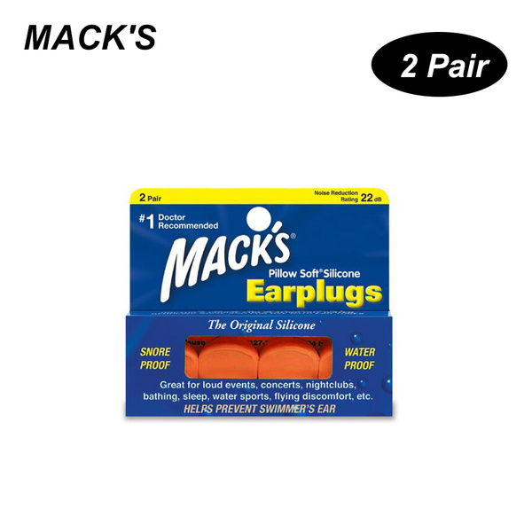 MACK'S 2 пары противошумных силиконовых беруш для профессионального ...