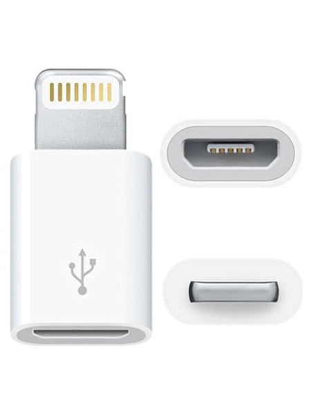 Переходник для айфона Apple Lightning 8 pin на micro USB, адаптер для ...