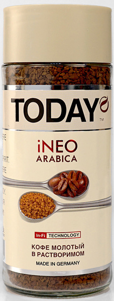 TODAY Ineo кофе растворимый, 95 г - купить с доставкой по выгодным ...