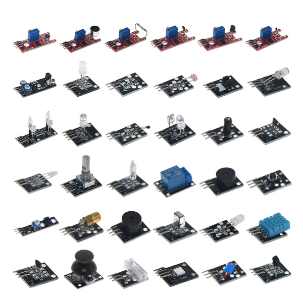 Набор датчиков arduino для Arduino 37 в 1 (37 датчиков) в пластиковом ...