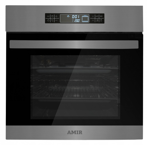 AMIR духовой шкаф BE11 B INOX, 55.6 см купить на OZON по низкой цене ...