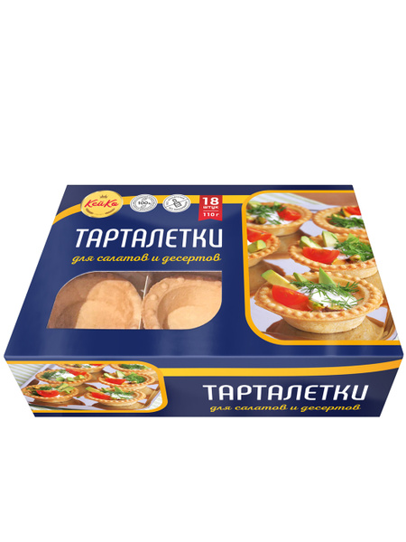 Тарталетки 18 шт. 110 гр. - купить с доставкой по выгодным ценам в ...