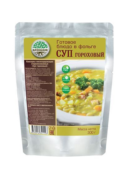 Готовое блюдо "Суп Гороховый" 300 г. (Кронидов) - купить с доставкой по ...