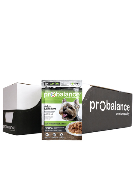 Консервированный корм для собак Probalance Sensitive, чувствительное ...