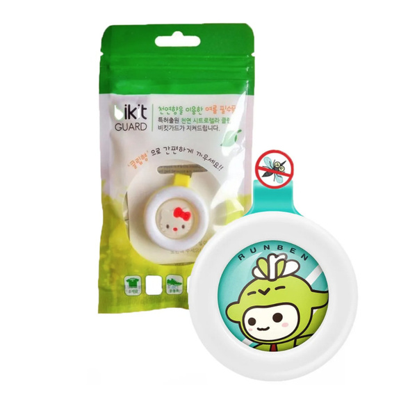 Репеллент клипса от комаров Kids MosquitoBlock, отпугиватель насекомых ...