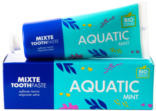 Зубная паста Морская мята 100г Mixte Aquatic Mint - купить с доставкой ...
