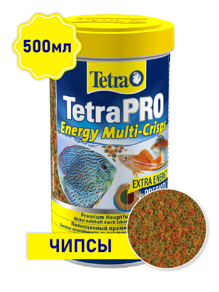 Корм Tetra TetraPRO Energy Multi-Crisps 500 мл (чипсы) премиум, для ...