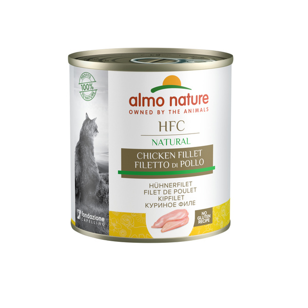 Almo Nature консервы для кошек с куриным филе, 12 шт. по 280 гр ...