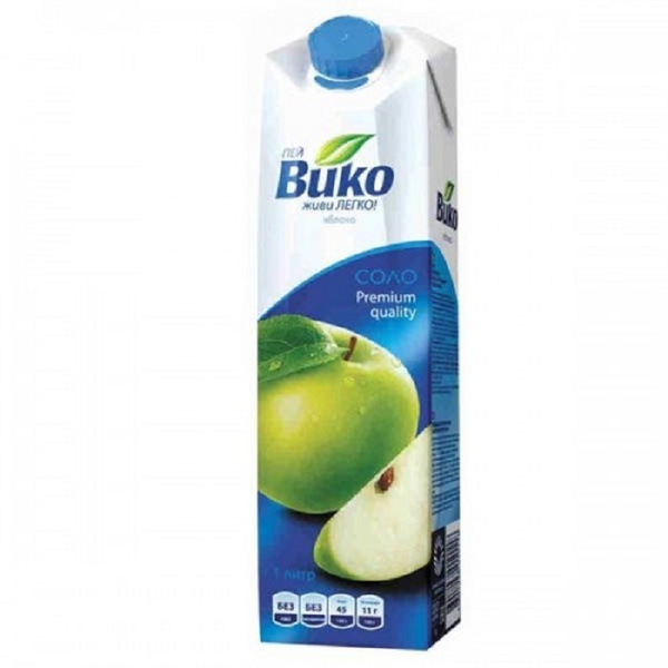 ВИКО 1,0л Яблочный сок/ 3 шт купить на OZON по низкой цене (308064607)