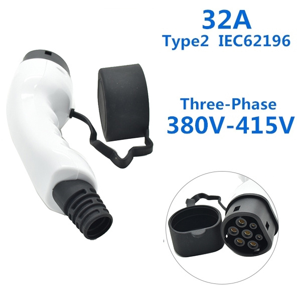 32A Тип 2 EV Сторона IEC62196 Вилка европейского стандарта Без кабеля ...