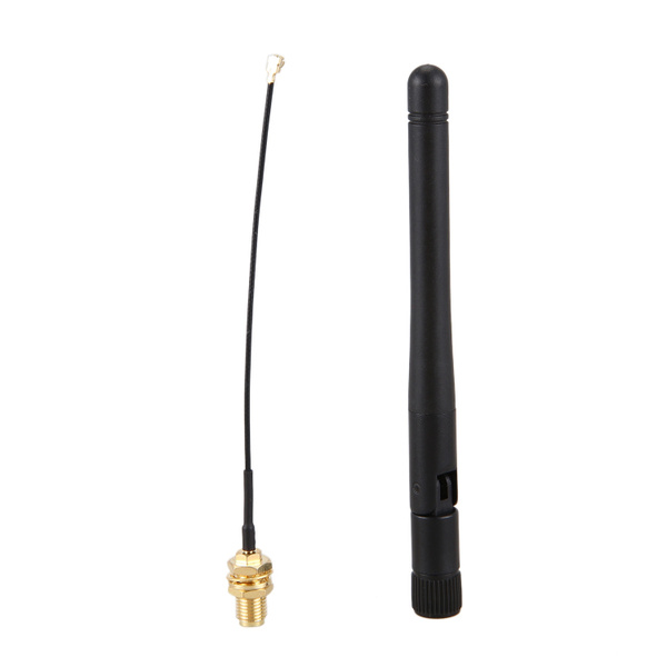 Антенна 900-1800 МГц 3Dbi GSM RP-SMA штекер резиновый водонепроницаемый ...