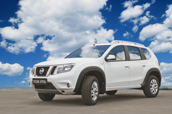 Расширители колесных арок Nissan Terrano 2014 - н.в. (шагрень) купить ...