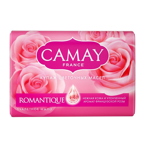 Мыло туалетное CAMAY Романтик 85г 6 шт - купить с доставкой по выгодным ...