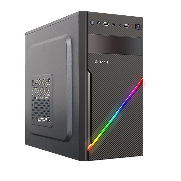 Компьютерный корпус Ginzzu D400 RGB - купить с доставкой по выгодным ...