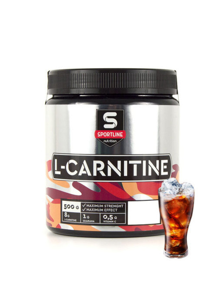 L-карнитин SportLine Nutrition L-Carnitine Powder, кола, 500 гр ...