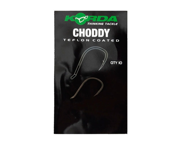 KORDA Крючок Choddy №4 с бородкой 10шт - купить с доставкой по выгодным ...