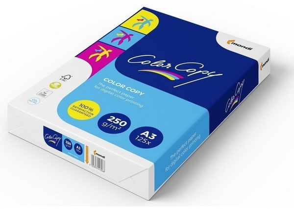 Бумага для цветной лазерной печати Color Copy формат А3, 250г/кв.м (125 ...