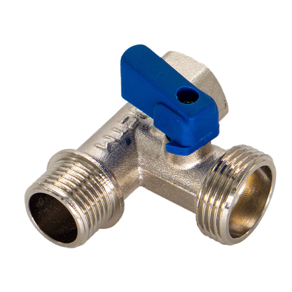 Кран шаровый для бытовых приборов СTM 1/2"x3/4"x1/2" гайка-штуцер ...