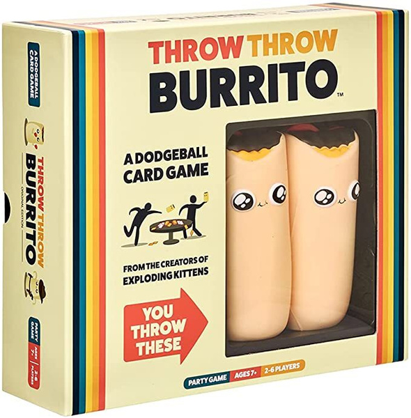 Игра настольная Вышибалы Кидай Кидай Бурито Throw Throw Burrito ...