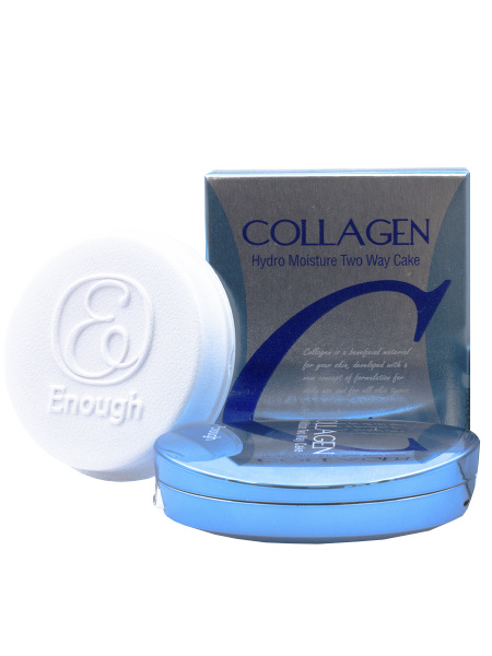 Enough Увлажняющая коллагеновая пудра со сменным блоком Collagen Hydro ...