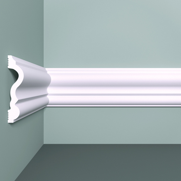 Молдинг декоративный для стен bello deco М 9 80х19x2000 мм - купить с ...