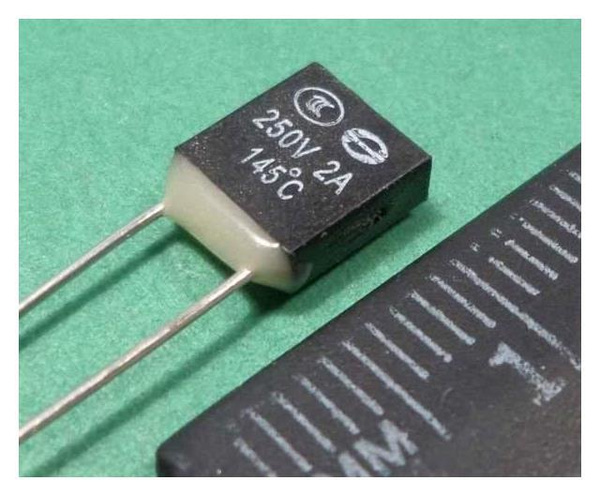 термопредохранитель 145 градусов Цельсия 2А 250V - купить с доставкой ...