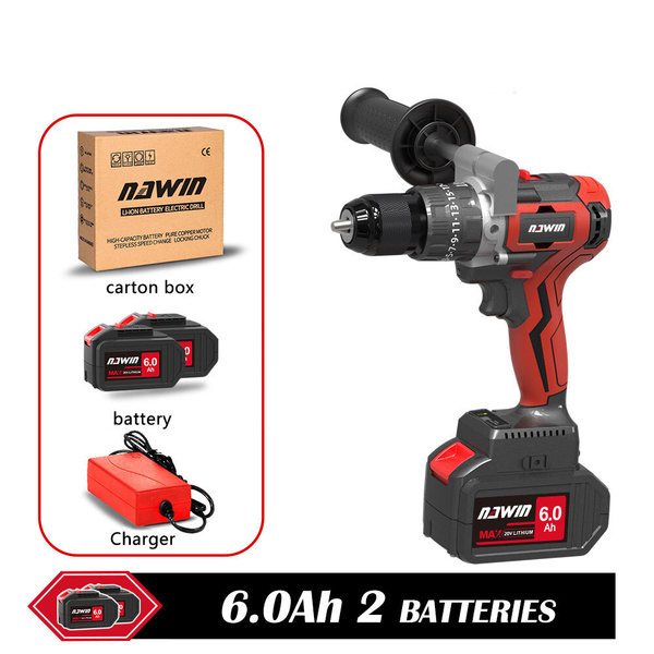 NAWIN 20V шуруповерт 1/2 дюйма 13 мм промышленный электрический ...
