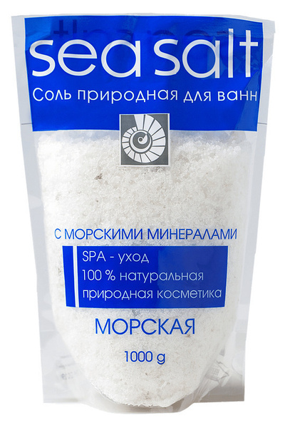 "Sea Salt" Соль для ванны с морскими минералами, 1000г - купить с ...