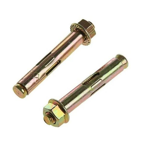 Анкер с гайкой (анкерный болт с гайкой) распорный 10x200 мм, 10 шт ...