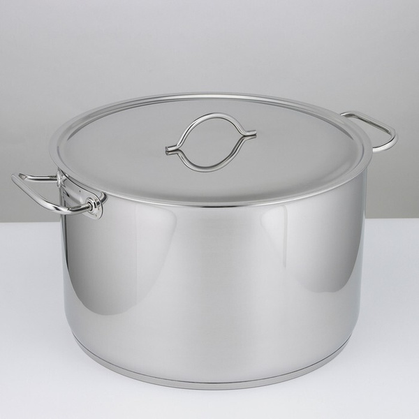 ТероПром Кастрюля Без серии, Нержавеющая сталь, 30 л - купить с ...