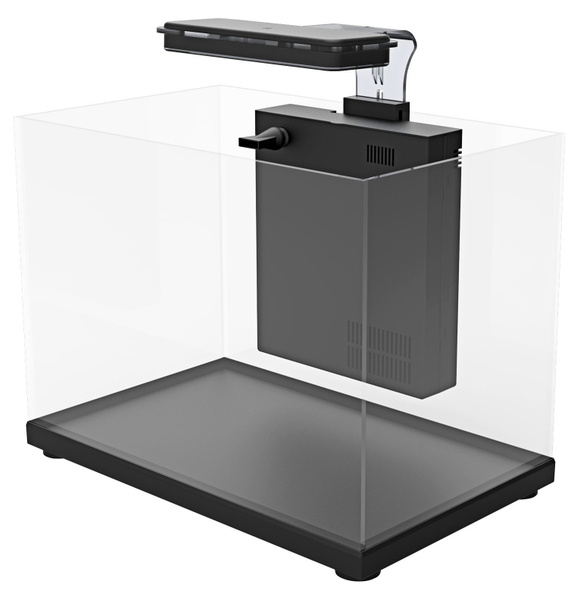 Аквариум Atman ZGT-40 черный, 30 литров, 40,4х25,4х31см (в комплекте ...