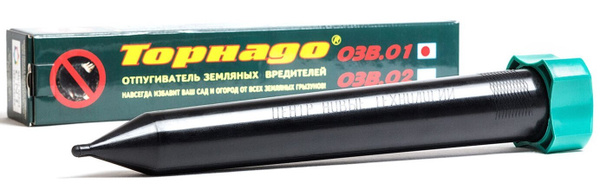 Отпугиватель кротов, змей, землероек, медведок, сусликов, мышей полёвок ...