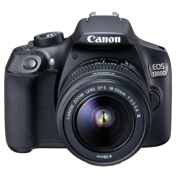 Пленочный фотоаппарат Canon Фотоаппарат EOS 1300D Kit 18-55mm - купить ...
