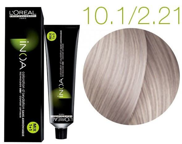 L'Oreal Professionnel краска Inoa ODS2 без аммиака, тон 10 1/2.21 Очень ...