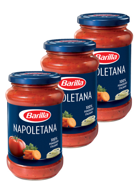 Соус Barilla Томатный для пасты и пиццы Наполетана с овощами, 3 штуки ...