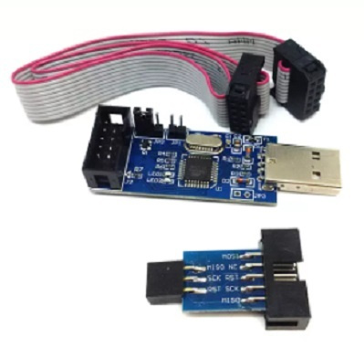 Программатор AVR USBASP 2.0 с адаптером 10-6 пин / Ардуино Arduino ...