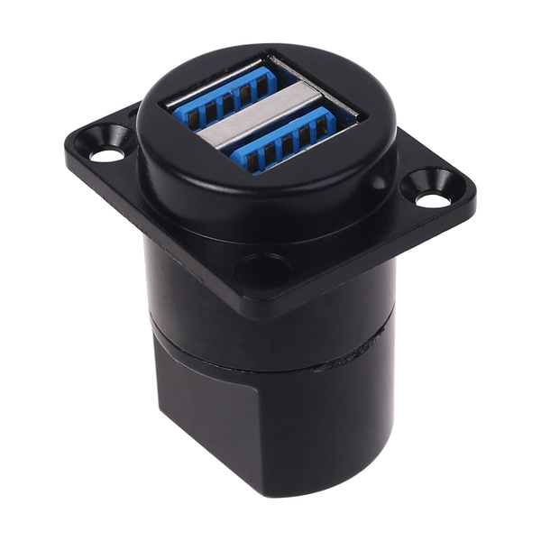 Модульный разъем D-типа Dual USB3.0 - купить с доставкой по выгодным ...